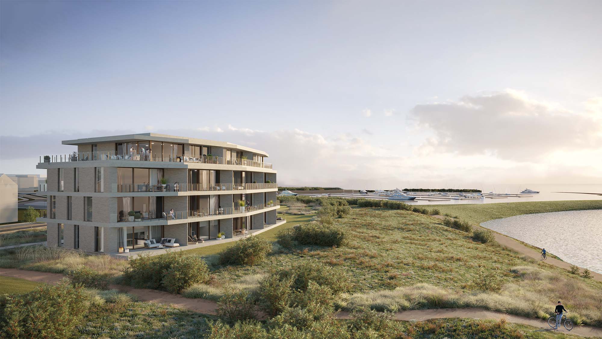 Waterzande Appartementen Blok D Water