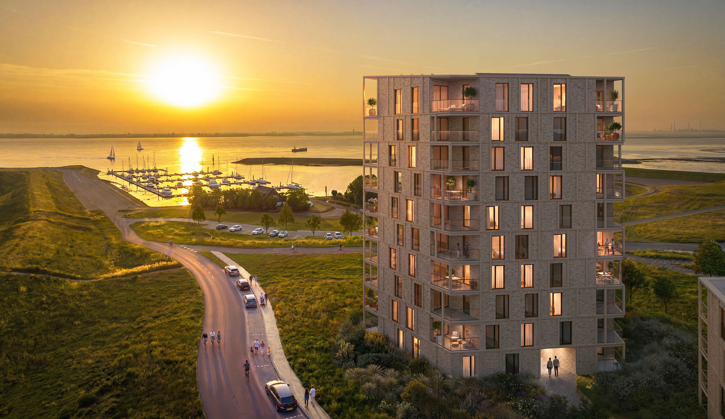 Waterzande Hulst Kern Landmark + Haven Lowres