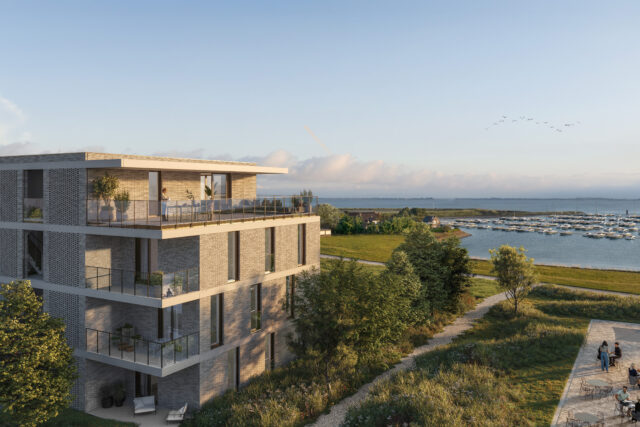 Penthouse in gebouw F van Waterzande met zicht op de toekomstige jachthaven