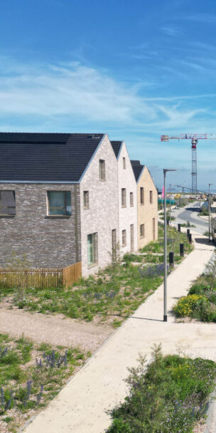 Gerealiseerde woningen in Waterzande