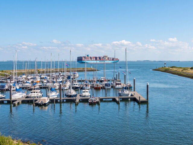 Impressie van de toekomstige jachthaven van Waterzande aan de Westerschelde
