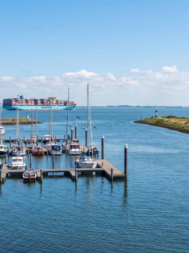 Impressie van de toekomstige jachthaven van Waterzande aan de Westerschelde