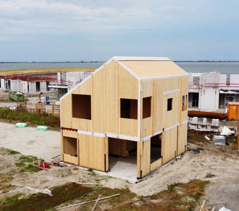 'Nieuw Zeeuws dorp krijgt houten huizen met golvende daken'